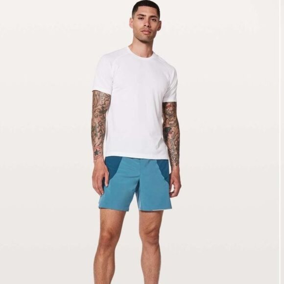 Lululemon Switch Up Short 6" Pewter Blue / Poseidon Size Large M7A79SZ50218L - Picture 2 of 12